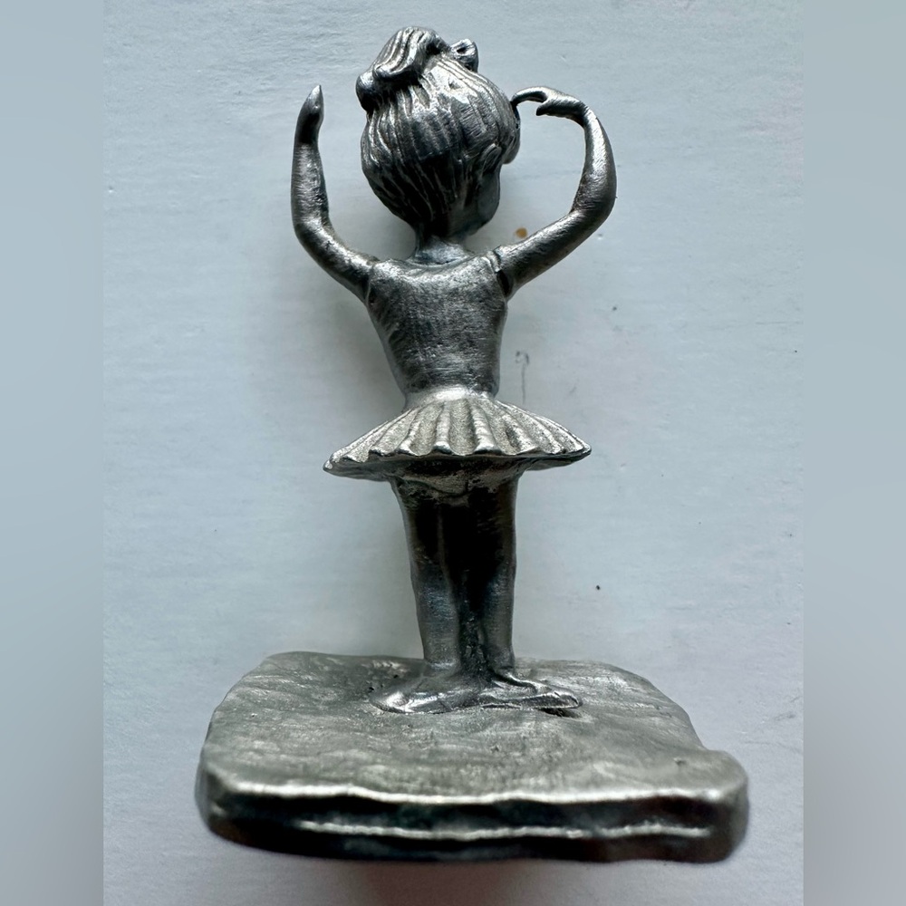 Pewter Ballerina First Pose Figurine - Picture 3 of 6